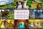 Kalendarze listkowe z reklamą 2022r 1000szt